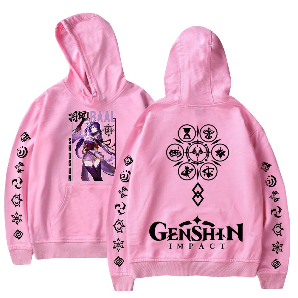 Мужские и женские толстовки Genshin Impact Anime Hoodies Autumn Casual Pullover Sweats Hoodie Fashion Hip Hop Sweatshirt Clothes