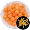 Materials Luminous Beads Candy Color Handmade Round Necklace Bracelet Making DIY Accessories Acrylic 50pcs 6mm/8mm/10mm Delicate Jewelry
