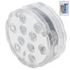 7cm/2.8in 16?Color LED Pool Light RGB Underwater Lamp with 24?Key Remote Control 10 Lamp Beads