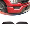 Car Front Fog Light Cover Trim Fog Lamp Decoration Guard for Ford F150 2021 Up Accessories Smocked Black