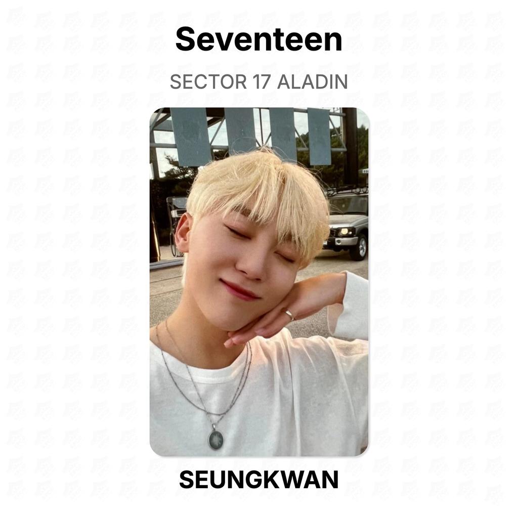 Seventeen СЕКТОР 17 АЛАДИН Официальная фотокарточка