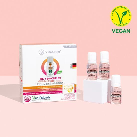 Vitabaum Vitamin B12 Plus V Complex 8 (30 Bottles) (1 Month Supply)