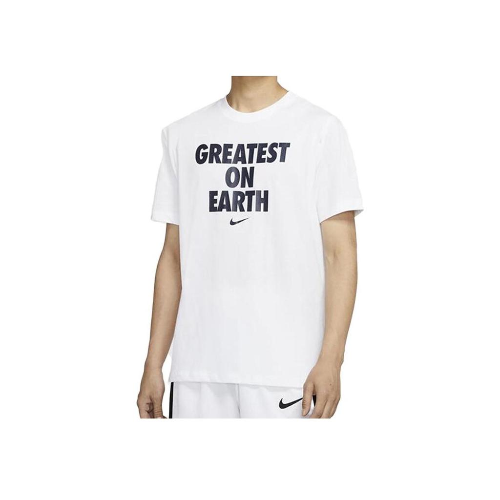 Nike Футболка с коротким рукавом и принтом логотипа American Vintage Letter, повседневная, мужская, белая, DJ3716-100