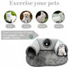 Removable Washable Cat Tunnel Bed Non-Slip Base Play Mat Warm Cat House Pet Supplies