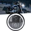 5-3/4'' 5,75-дюймовая светодиодная фара для мотоцикла с дальним/ближним светом, поворотником DRL, 5,75-дюймовая круглая фара дальнего света