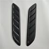 Universal Hood Vent Scoop Cover 2Pcs Carbon Fiber Look