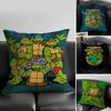 N-Ninja Movie T-Turtles Pillow Case Anti-dustmite Invisible Zipper Sofa Bed