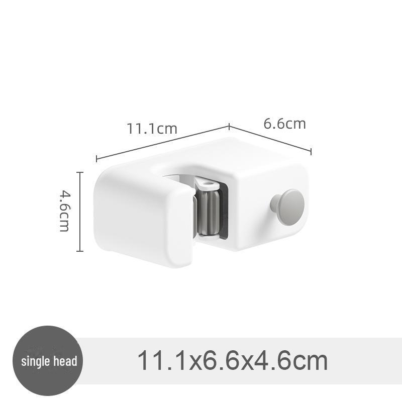 Настенный держатель для швабры и метлы без перфорации - прочный, не оставляющий следов многофункциональный зажим для ванной комнаты