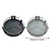 ECD5   Mercedes Benz wheel center cap 75mm new black Hubcap for Mercedes w204 w211 w205 W212 amg w203 w213  w124 w176 w177 accessories