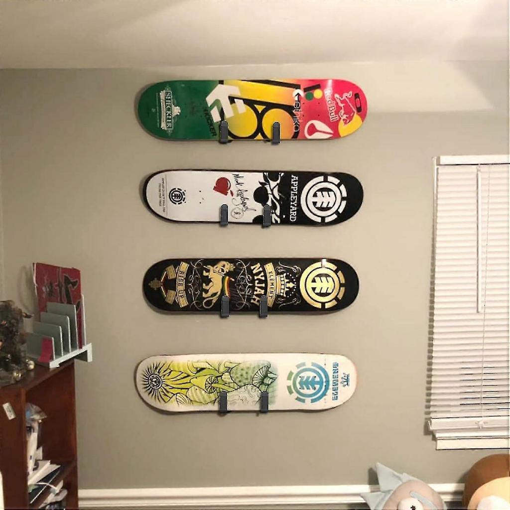 Horizontal Snowboard Wall Mount Clips, Snowboard Wall Rack Snowboard Mount Storage Snowboard Display Wall Mount Holder For Room - PR
