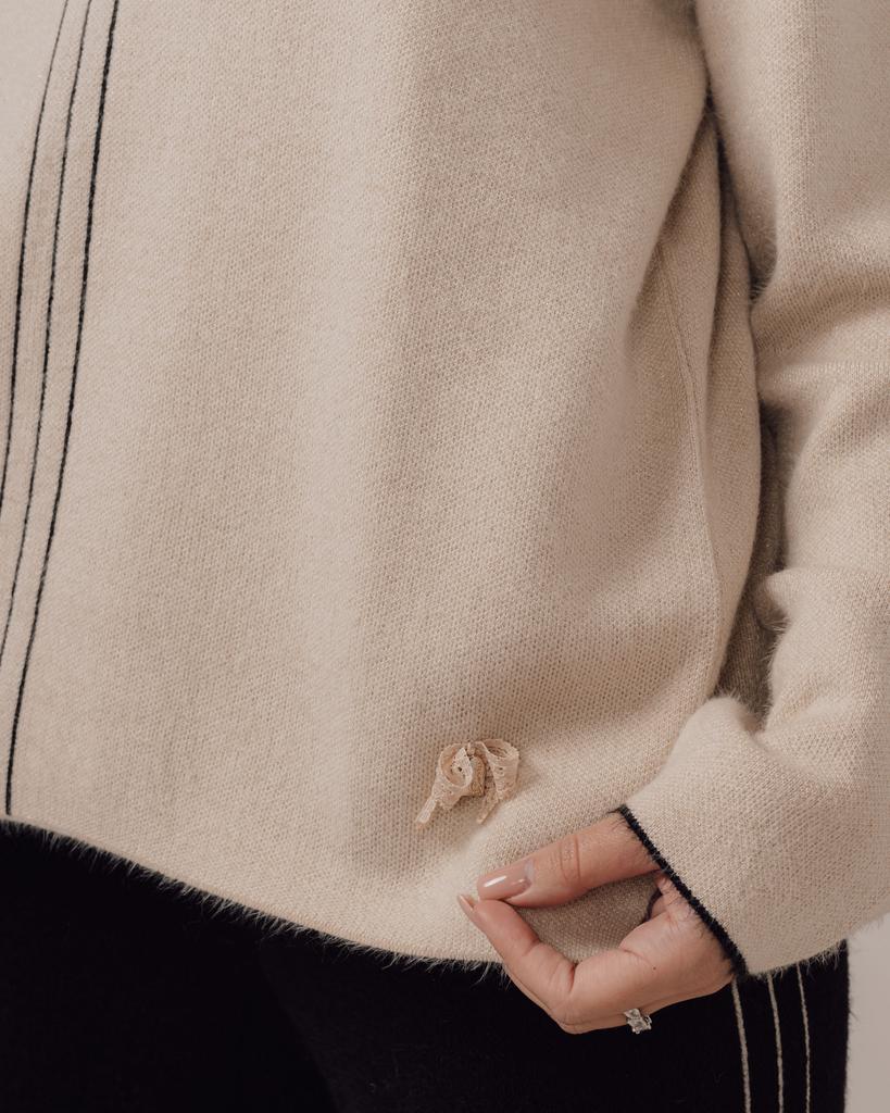 Women's Warm Suit Binka 3311 M Beige-black