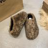 Модные меховые женские тапочки из хлопка на платформе, модные повседневные туфли для женщин 2025 года, новые теплые зимние сапоги для дома, женские сапоги Zapatillas