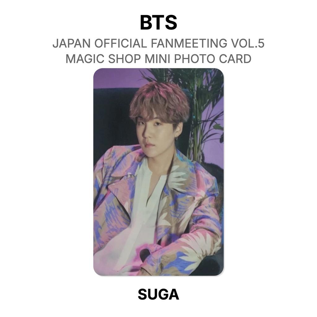 BTS ОФИЦИАЛЬНАЯ ФАН-ВСТРЕЧА В ЯПОНИИ VOL.5 MAGIC SHOP МИНИ-ФОТОКАРТОЧКА Официальная фотокарточка