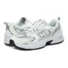 New Balance 530 Big Kid Белые серебристые детские кроссовки GR530AD