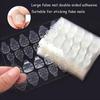 10 Sheet Double Sided Adhesive Tape Glue for Wearable False Nails Removable Clear Jelly Tabs Press On Nails Sticky Tape Glue