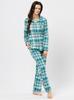 Key LNS 471 B24 Flannel Pajama, Length/size S-XL, Openwork, Women's Key