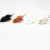 1Pcs Funny Lifelike Plush Mouse Running Rat Toy for Cats Dogs Pets Kids Random Color