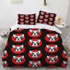 French Bulldog Bedding Set Children Boys Girls Duvet Cover Cartoon Puppy 3pcs Single Double Twin Full King Size Duvet Cover Set