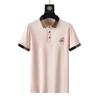 Летняя футболка с короткими рукавами, мужская, с лацканами, деловая, повседневная, универсальная, поло 