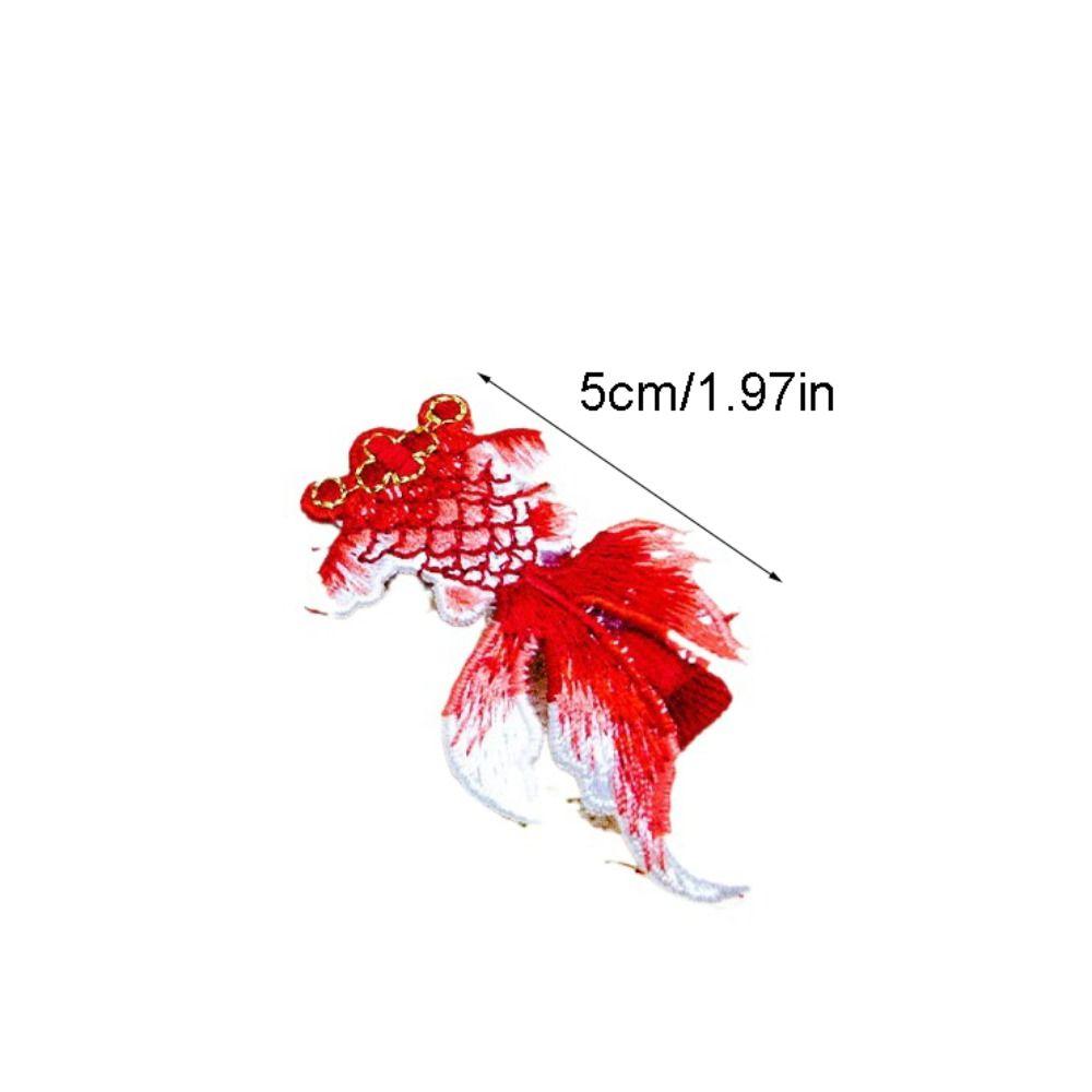 Lion Dance Dragon Hairpin Embroidery Chinese New Year Headwear Simple Hanfu Hair Clip Girls