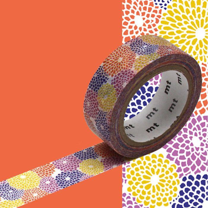 Masking Tape - Masking Tape MT x SOUSOU Motif dahlia