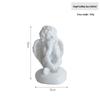 Nordic Angel Girl Sculpture - Resin Figurine for Living Room Décor
