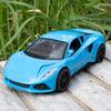 1/24 масштабная модель автомобиля Lotus Emira, игрушечный автомобиль из цинкового сплава со звуком и светом для детей, подарок для мальчиков и девочек
