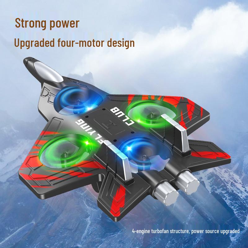 Children's RC Fighter Foam Glider Toy - Small Drone for Elementary Students