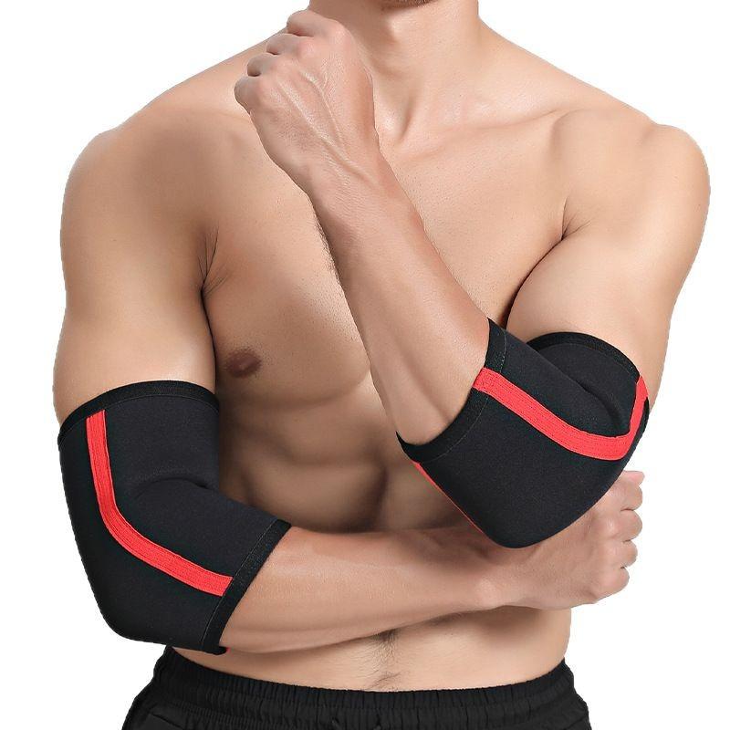 Strength Elbow Pads Fitness Weight Lift Squat Bench Press Pressure Hercules Elbow Pads Training 7 Mm