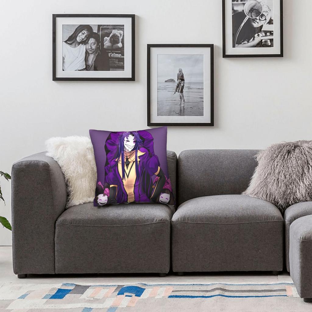 F-Freak C-Circus Jester Pillowcases Funny Pillow Case For Sofa Couch Bed Living Room Custom Pillow Cover