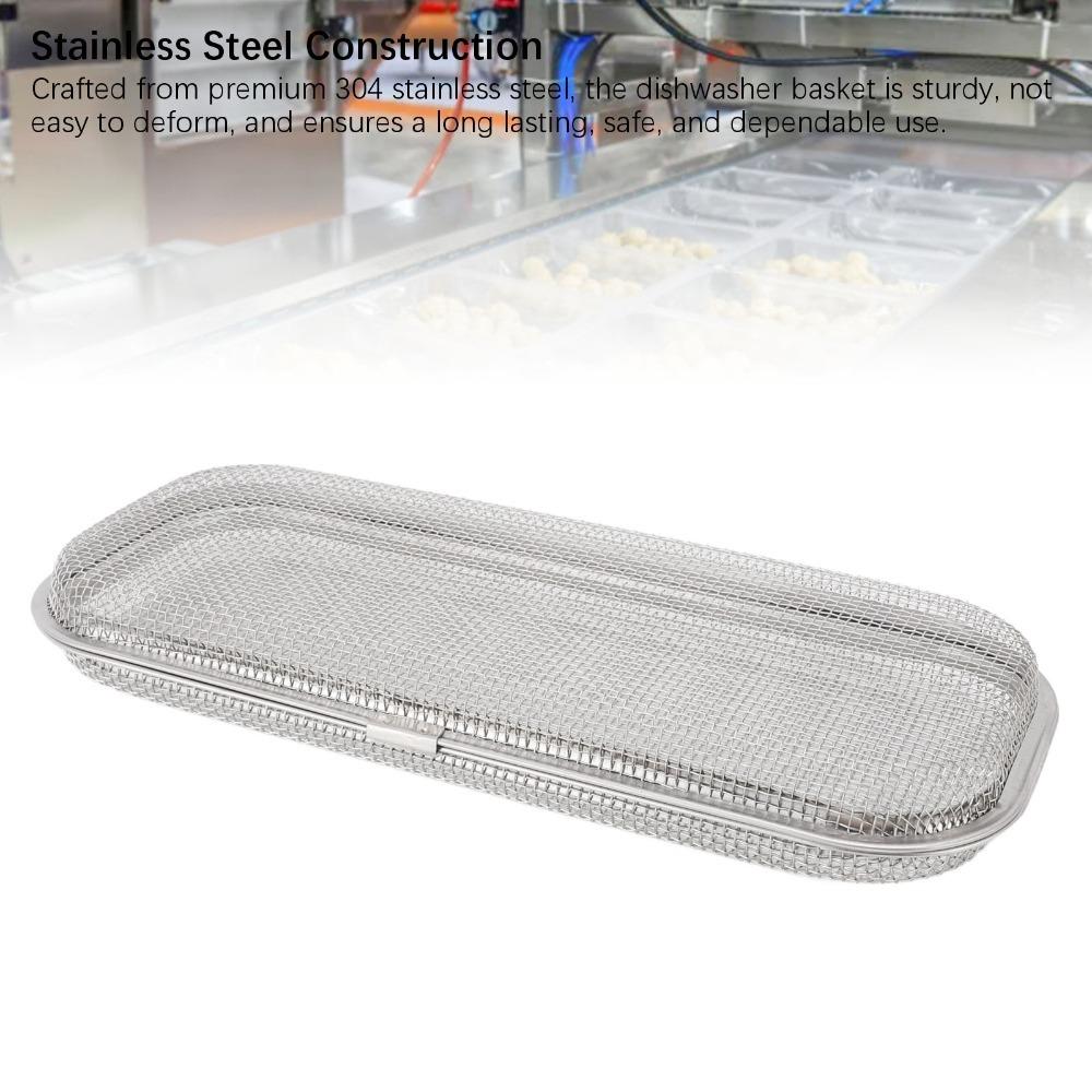 304 Stainless Steel Chopstick Basket Fine Mesh Cutlery Holder Dishwasher Basket Restaurant