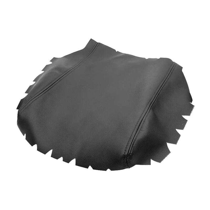 Кожаный чехол на центральный подлокотник для Honda Pilot 2003, 2004, 2005, 2006, 2007, 2008, автомобильный центральный подлокотник, панель, кожный покров, наклейка, отделка