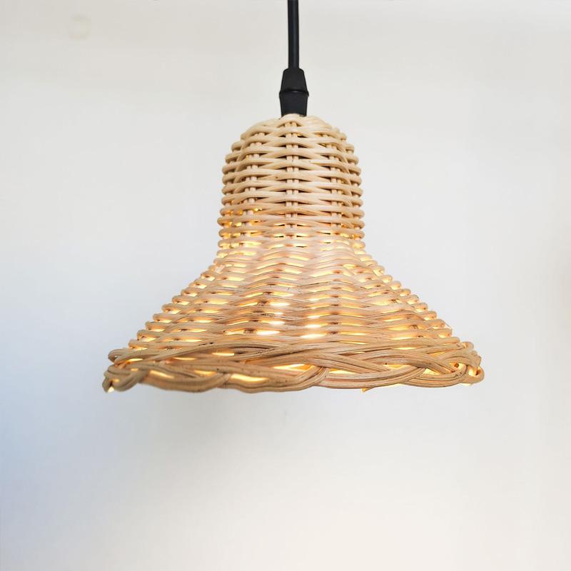 Современная люстра из ротанга ручной работы, роскошное освещение для гостиной, кабинета, столовой, бара, простой креативный декоративный абажур
