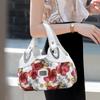 Retro Totes Bags for Women 2023 Trendy Vintage Print Flower Handbag Female