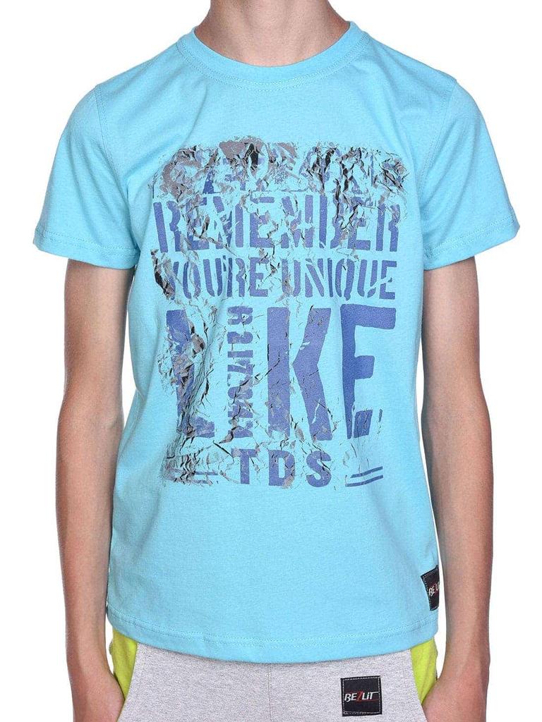 Футболка для мальчика с мотивным принтом