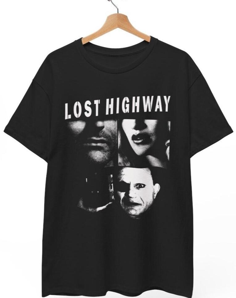 Футболка LOST HIGHWAY Дэвида Линча «Дикое сердце» «Твин Пикс» «Секретные материалы» «Очень странные дела»