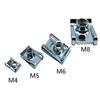 10Pcs M4/M5/M6/M8 Car Spring Steel U Type Clips With Thread Reed Nuts Auto Motor