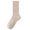Women's Spring and Autumn Pure Cotton Long Socks Winter Antibacterial Spring Style Women's Mid-calf All-cotton Long Calf Anti-odor Cotton Socks