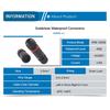 IP68 Waterproof Connector 12M20 Sealed Wire Connectors I Shape Quick Screw Connect 3 Pin Cable Terminals Outdoor LED Lighting