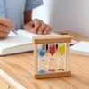 Sand Timer Set 1Min 3Min 5Min Hourglass 3-in-1 Desktop Sand Clock for Cooking Classroom Exercise Home Office Decoration