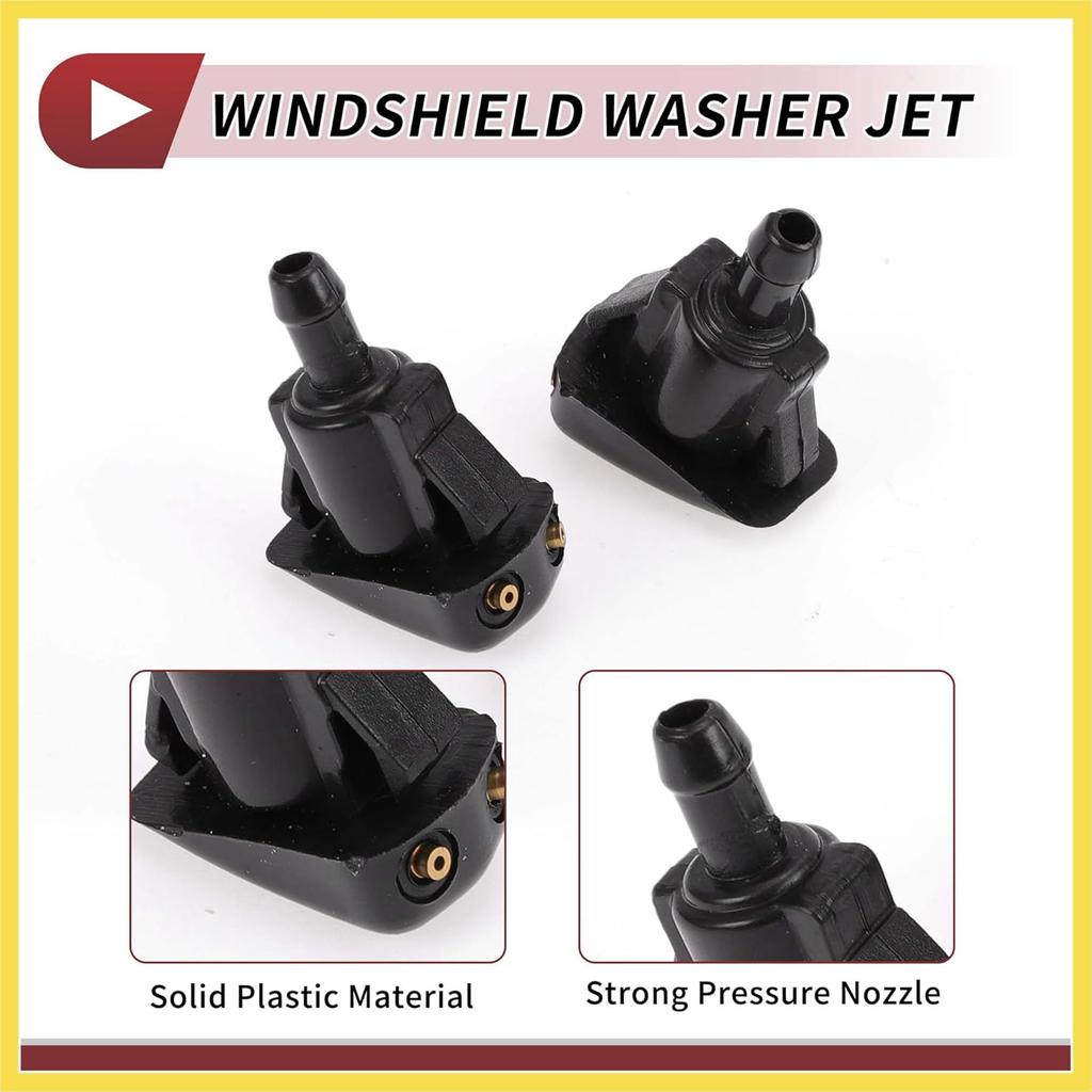 2pcs Windshield Washer Nozzle for Toyota T100 1993-1998 for Lexus LX470 2001-2007 Front Windshield Spray Nozzles Wiper Spray Washer Jet No.8538112060