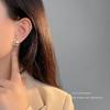 Wide Earrings Cold Style Earrings Niche Design Circle Earrings High-end Simple Style