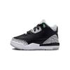 Кроссовки Air 3 Retro TD Green Glow Baby Black Wolf-Grey White DM0968-031