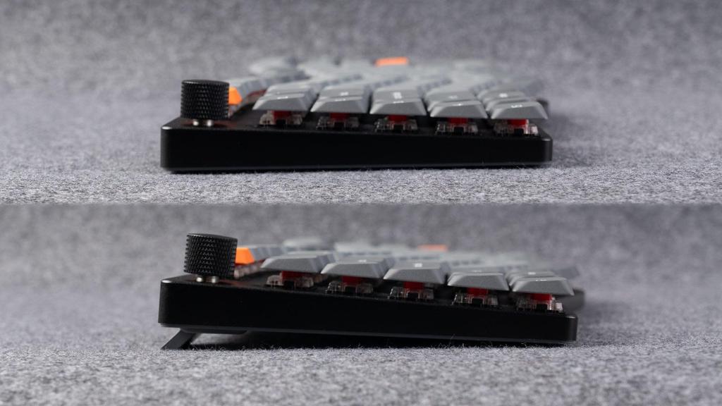 Keychron K15 Max Alice Layout QMK Wireless Custom Mechanical US RGB Hot Swap Low Profile Gateron Mechanical Mac Windows Compatible Profile Gateron