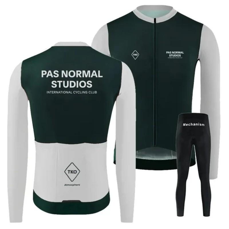 Winter Thermal Fleece Cycling Jersey Bib Set Men Women Road Bike