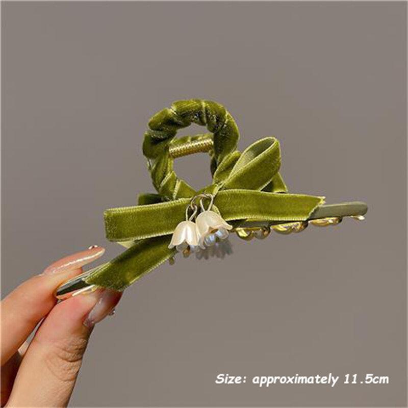 Модная заколка для волос «Ландыш», заколка для волос, женский головной убор ручной работы для девочек, заколка для волос, заколка в виде акулы, аксессуары для волос