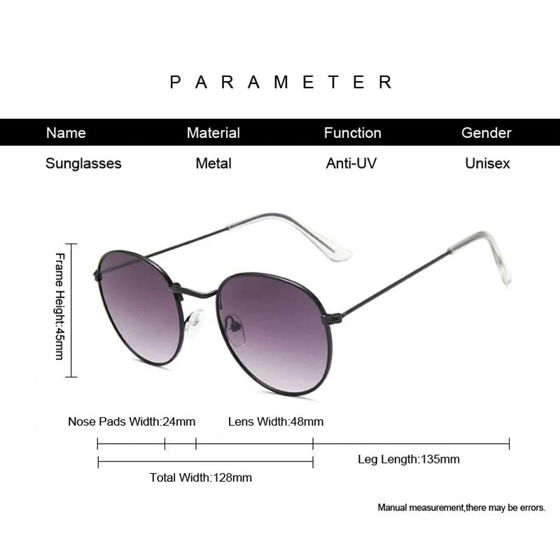 Винтажные маленькие круглые солнцезащитные очки женские классические ретро брендовые солнцезащитные очки мужские зеркальные модные женские очки Lunette De Soleil