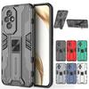 Military Adjustable Kickstand Protective Stand Case for Honor 200 Pro Cover Magnetic Holder Shockproof Full Protective Cover