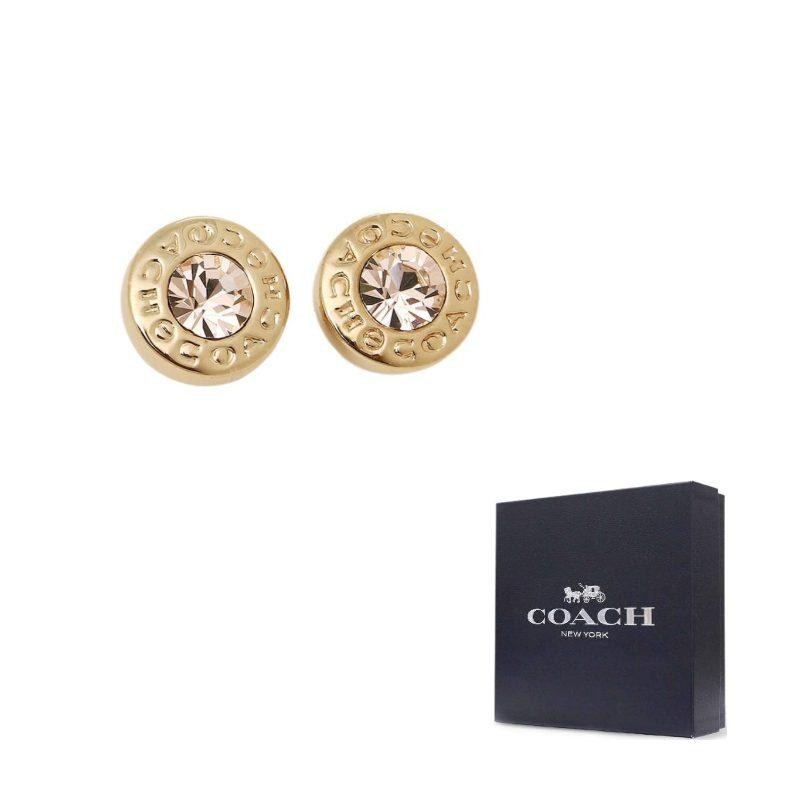 Coach Серьги-гвоздики из сплава Женские Золотые F54516-GLD