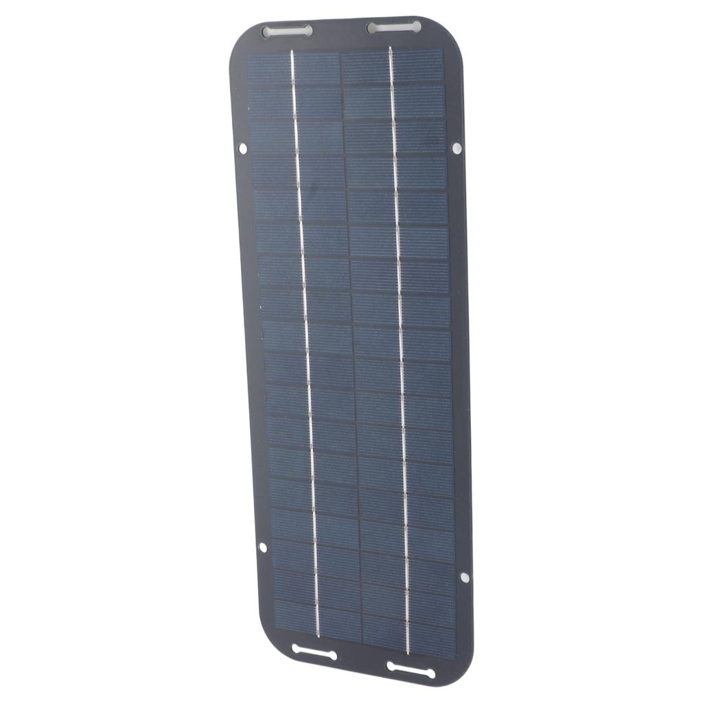 12V 5W Portable Solar Panel High Efficiency Conversion Eco Friendly Compact Solar Panel Outdoor Charger for RV